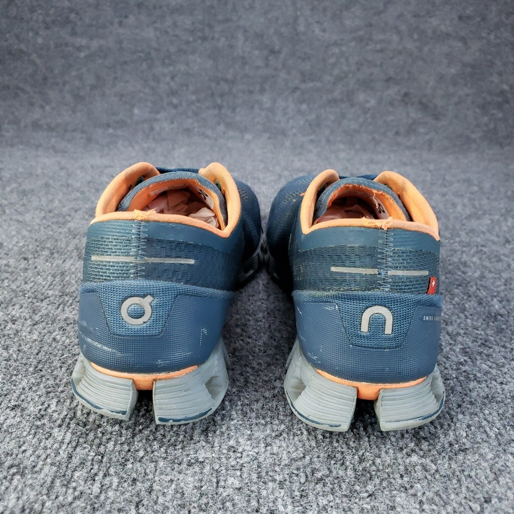 On Cloud X Shoes Mens‎ Size 9 Blue Orange Running Sneakers Lightweight - Picture 5 of 16